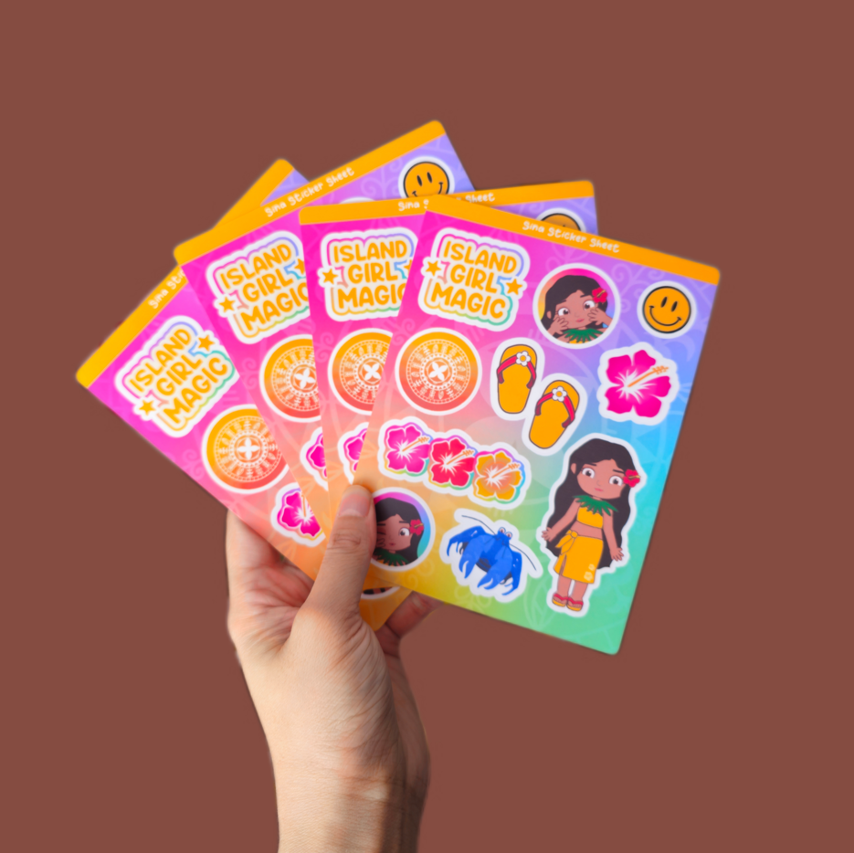 Island Girl Sticker Sheet