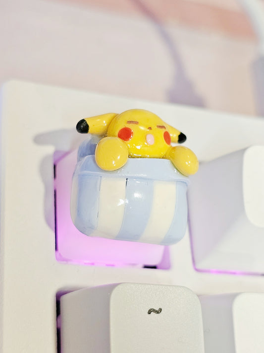 Sleeping Pika Pudding Keycap