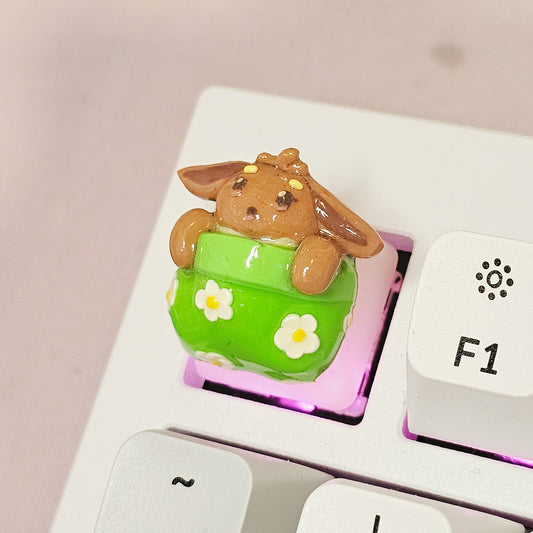 Sleeping Creature Pudding Keycap