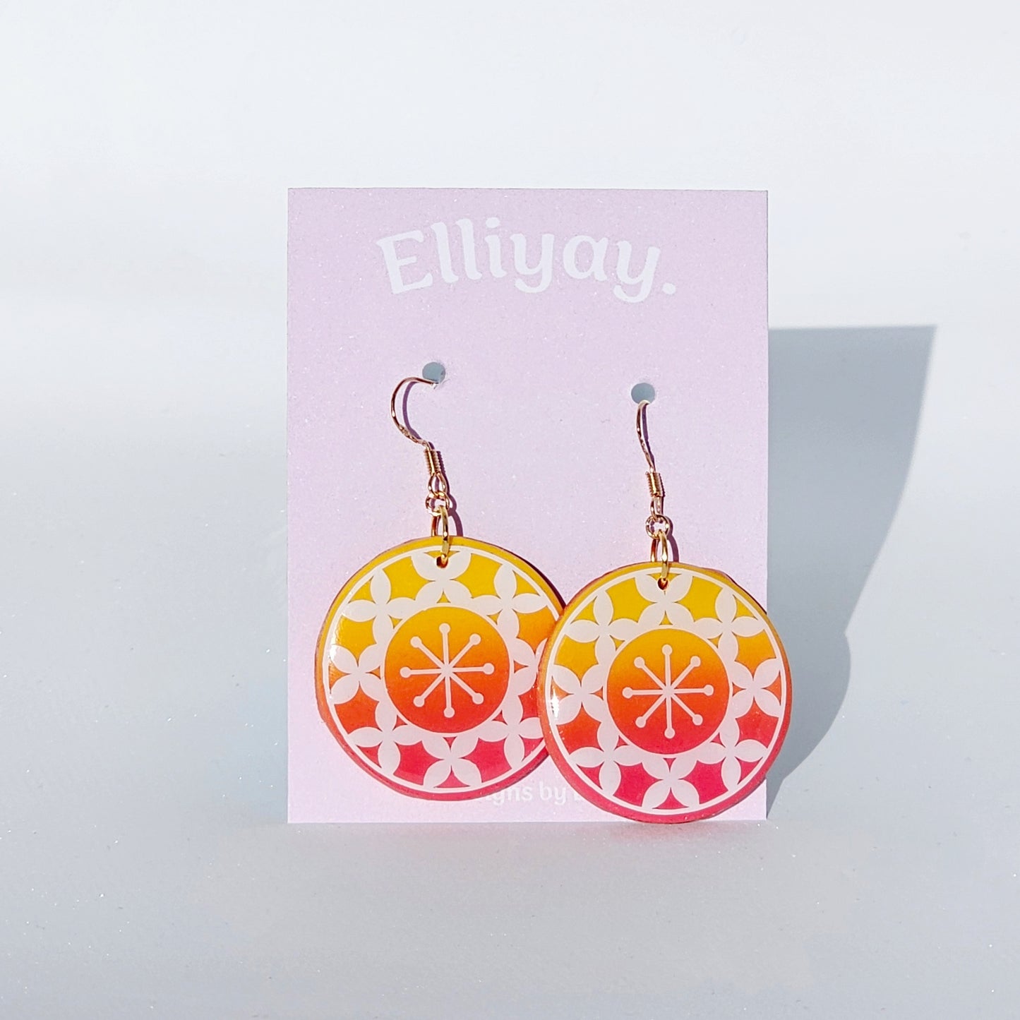 Style Taha -  Hiapo Pattern Earring #6