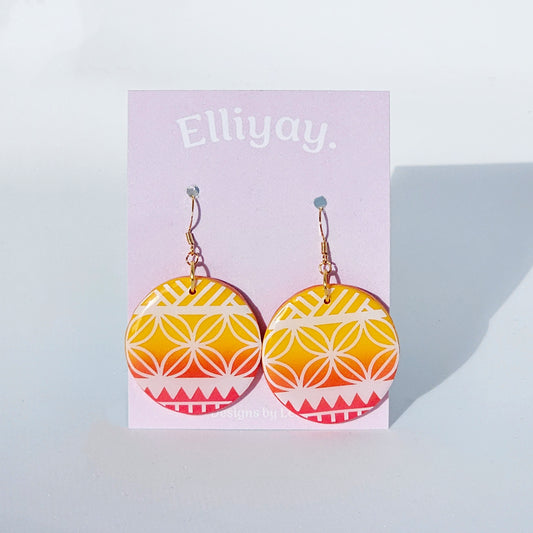 Style Fa -  Hiapo Pattern Earring #1