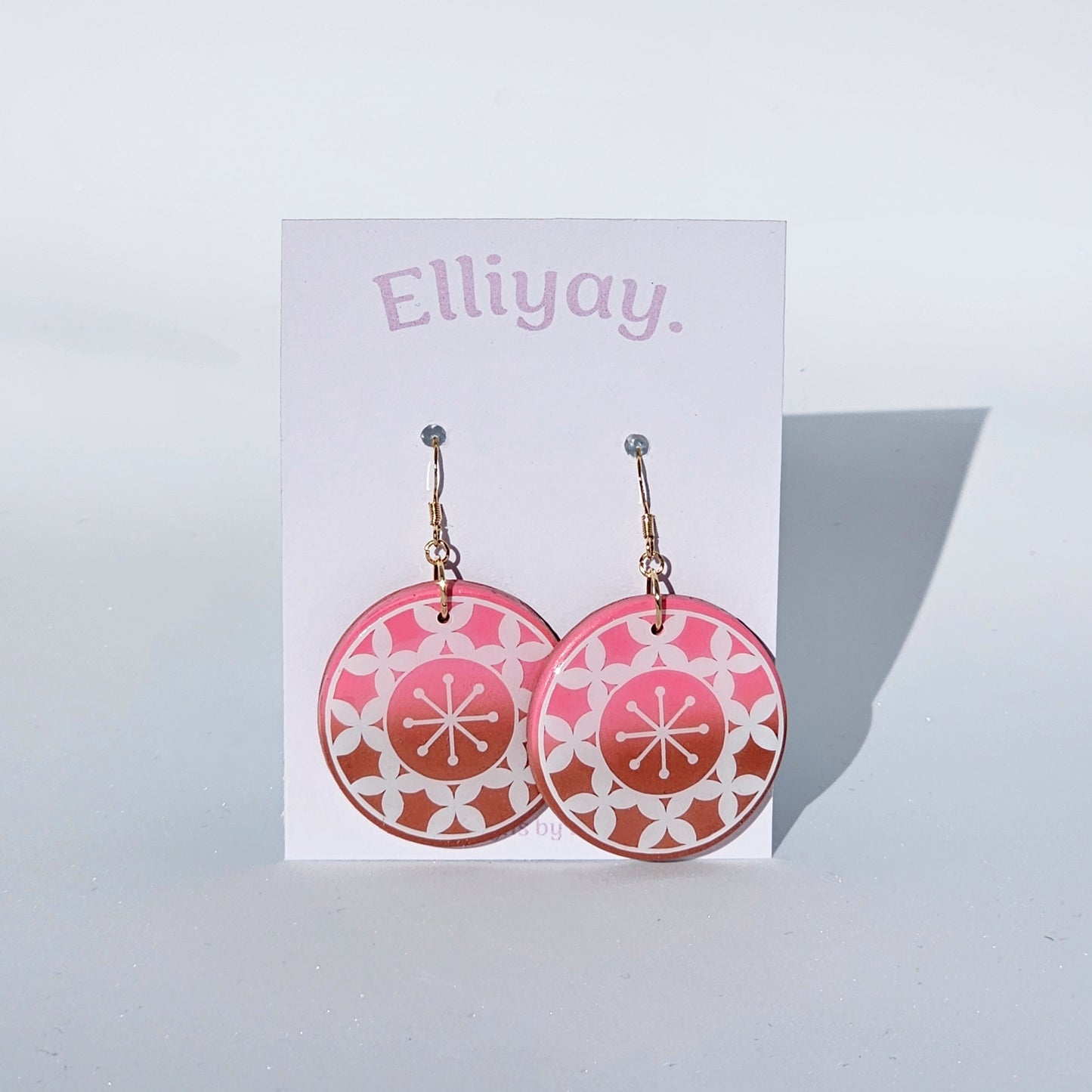 Style Taha -  Hiapo Pattern Earring #9